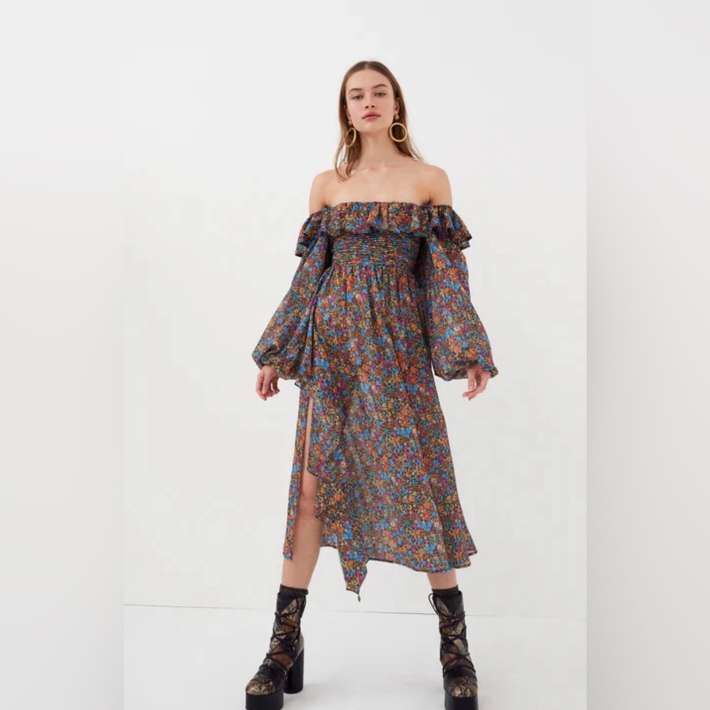 FOR LOVE AND LEMONS Brittany Midi Dress